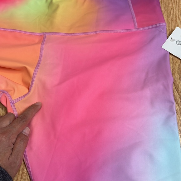 ATHLETA Love Proudly 7/8 Rainbow Ombré Leggings size XL - Picture 7 of 16